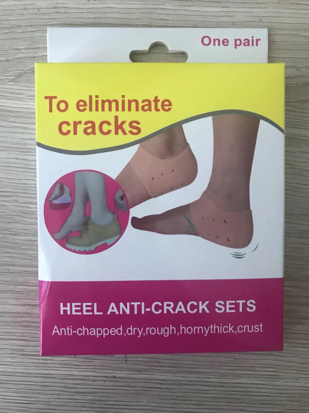 Cracks - Heel Protector Socks/Socks for Dry, Cracked Heels - Factory Direct Sales