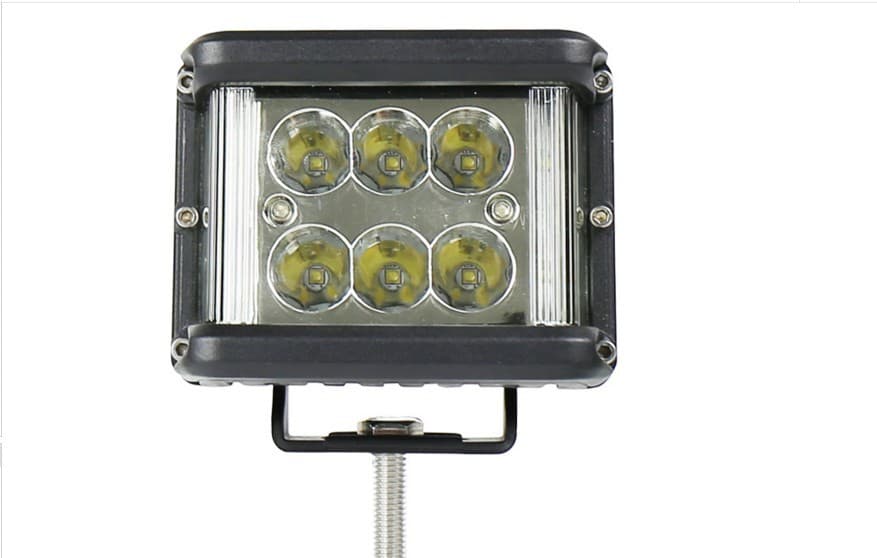 Blue light, red light, LED car lights, strobe lights, dual-color yellow three-sided luminous work lights, warning lights, A-pillar spotlights, 36W.