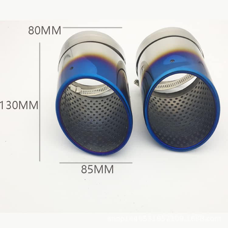 Cross-border Hot Selling A6L/A6 Car Accessories A6L/A6 Exhaust Tip CX-5 Blue-burned Exhaust Tip