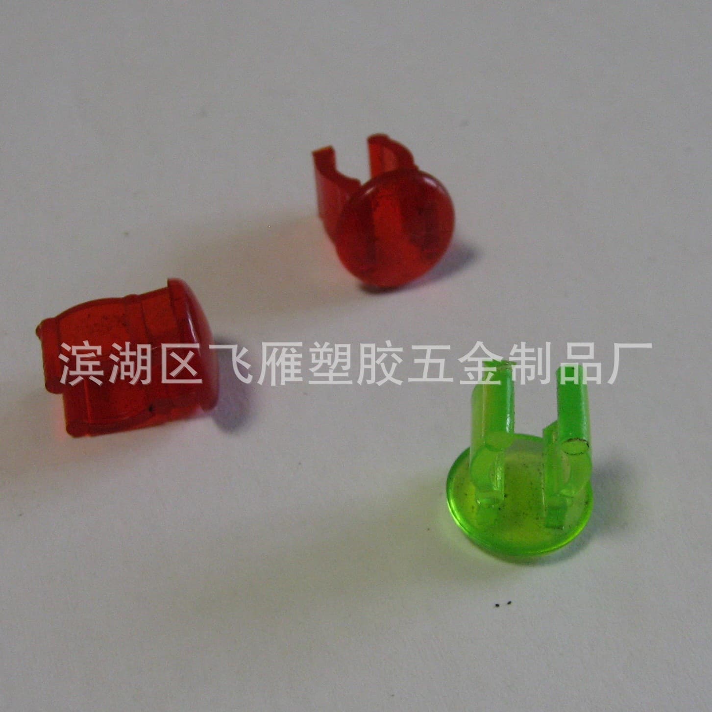 Supply of 10 red round two-pin indicator light covers