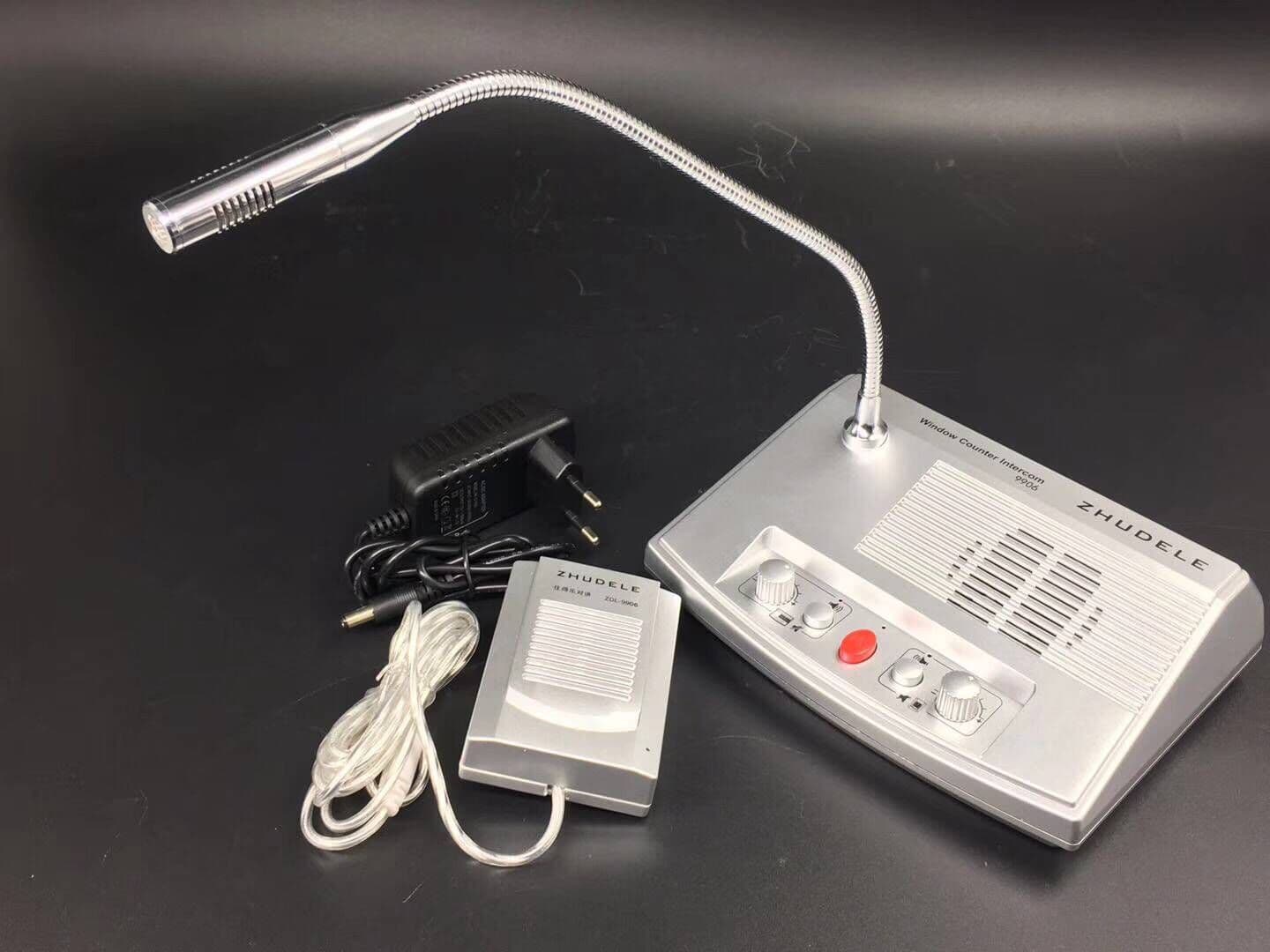 Sandel bank intercom station Securities Hospital counter glass window intercom 9906