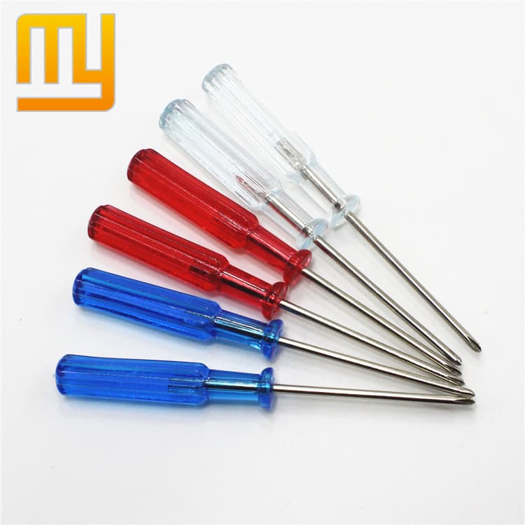 Small Diameter 2.0 Mini Cross Screwdriver, Transparent Material for Toys, Small Item Repair, Multi-purpose