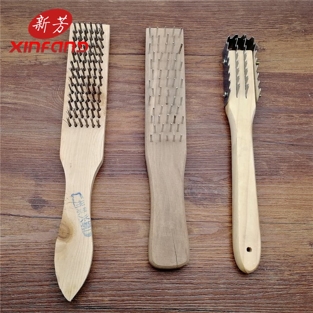 Supply of stainless steel wooden handle fish scale planer, fish scale scraper, fish scale wire brush, fish scale scraper kitchen gadgets