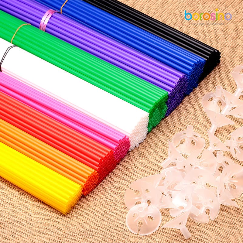 Baonuo advertising balloon support pole, 42cm long, suitable for birthday parties, weddings, and other celebrations. It can be used as a separate balloon cup stick.