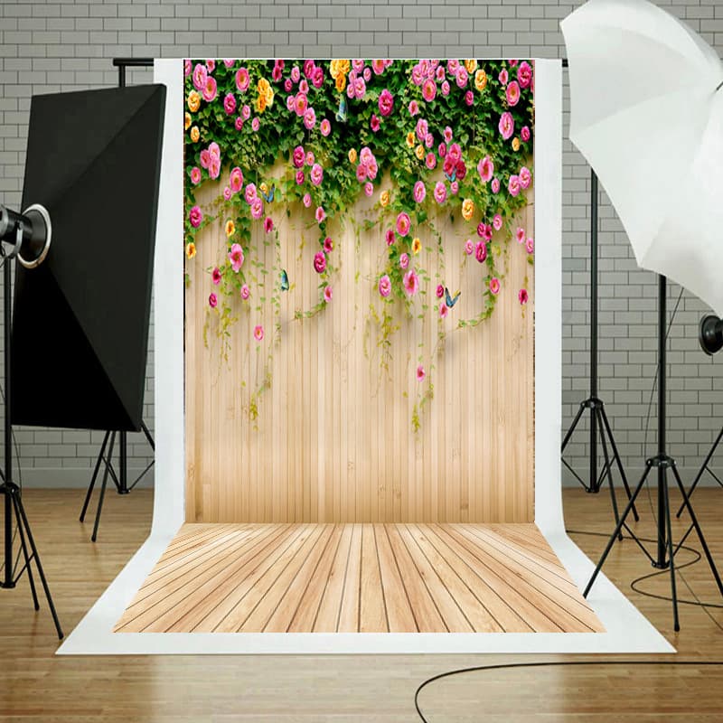 Export Festival Birthday Celebration Newborn Baby Simple Flower Petal Children 3D Studio Background Cloth