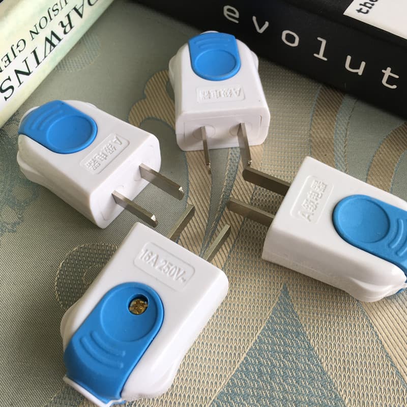 High-power Blue-White Molded Thick Copper Rotatable Two-pole Industrial Explosion-proof Plug
