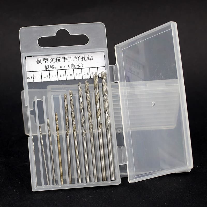 10 handmade drill bits, core carving eye, walnut diamond drilling drill, reaming drill, hand twist drill bit, Down drill bit