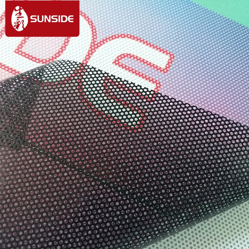 Manufacturer produces advertising glass one-way transparent stickers, perspective stickers, single-hole transparent outdoor vehicle stickers, high-definition photo spray painting.
