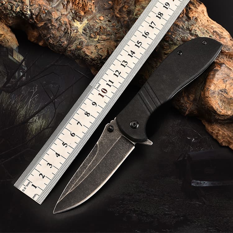 Factory Direct Stainless Steel Outdoor Knife Wilderness Survival Hunting Knife Multifunctional Folding Knife