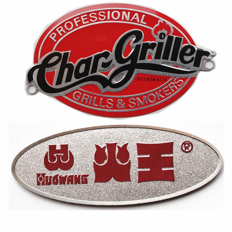 Electric Water Heater Aluminum Nameplate, Range Hood Metal Nameplate, Hardware Nameplate, Kitchen Appliance Nameplate, Refrigerator Logo