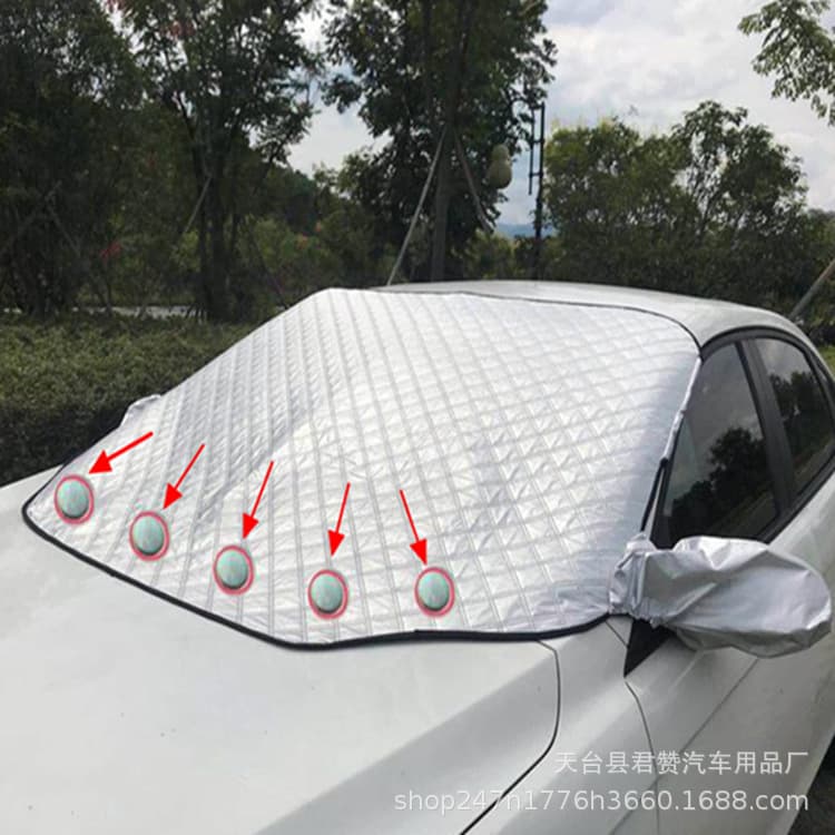 New Car Front Windshield Frost Cover Snow Shield Thickened Anti-Snow Anti-Frost Front Cover