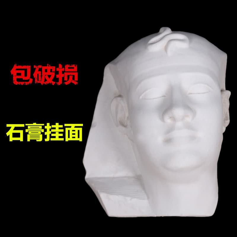 Brandt Plaster Hanging Surface Plaster Bust Head Art Supplies Drawing Teaching Aid Sketch Supplies Facial Features Solid Surface Cross-Section