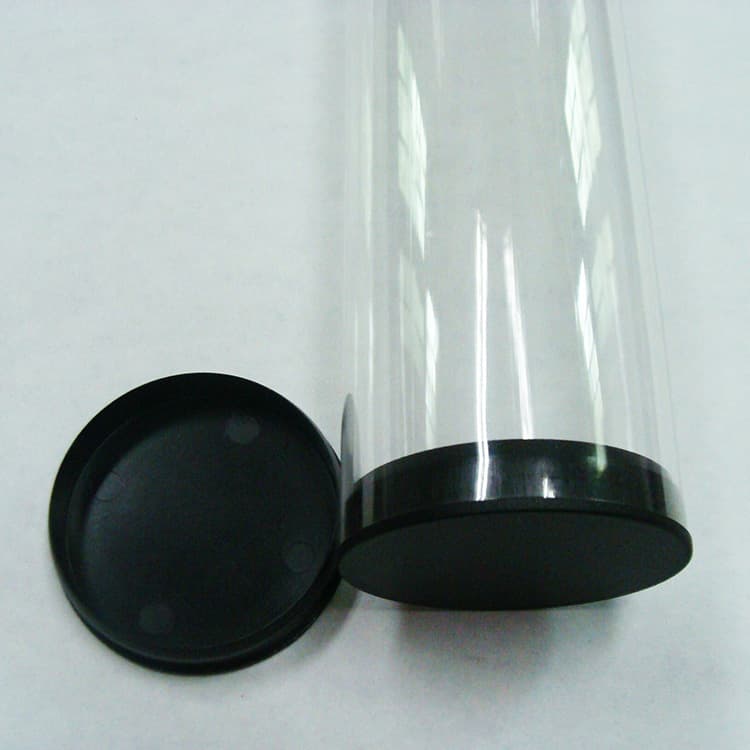 Shenzhen area factories supply high-transparency PET packaging tubes, plastic tubes for wig and jewelry packaging, and PETG tubes.