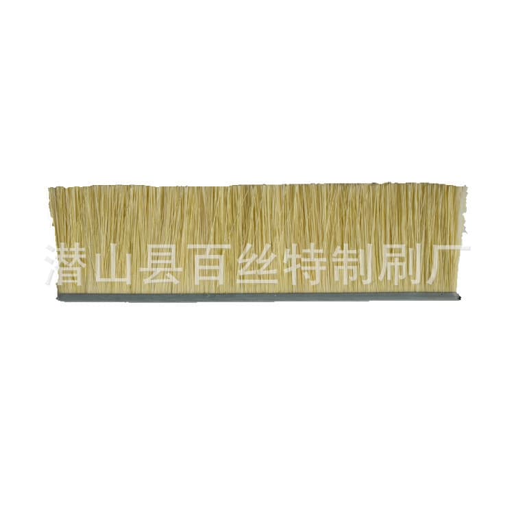 Sisal Strip Brush Sisal Brush Brown Aluminum Brush Sisal Sweep White Brown Brush Iron Strip Plate Polishing Grinding Strip Brush Wholesale