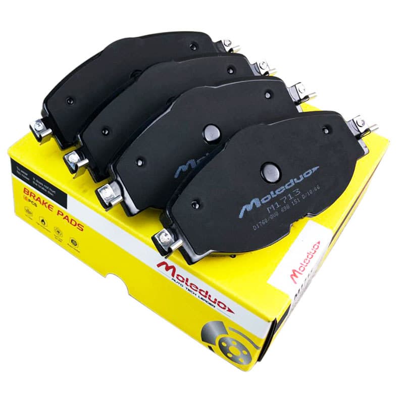 Ceramic front brake pads D1760 suitable for Audi A3 Q2, Volkswagen CC, Bora, Golf, Lavida, Passat, and Tiguan.