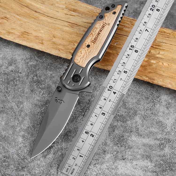 Outdoor Folding Knife for Self-Defense, Wilderness Survival, High Hardness Sharp Military Knife, Camping Pocket Knife, Outdoor Tool