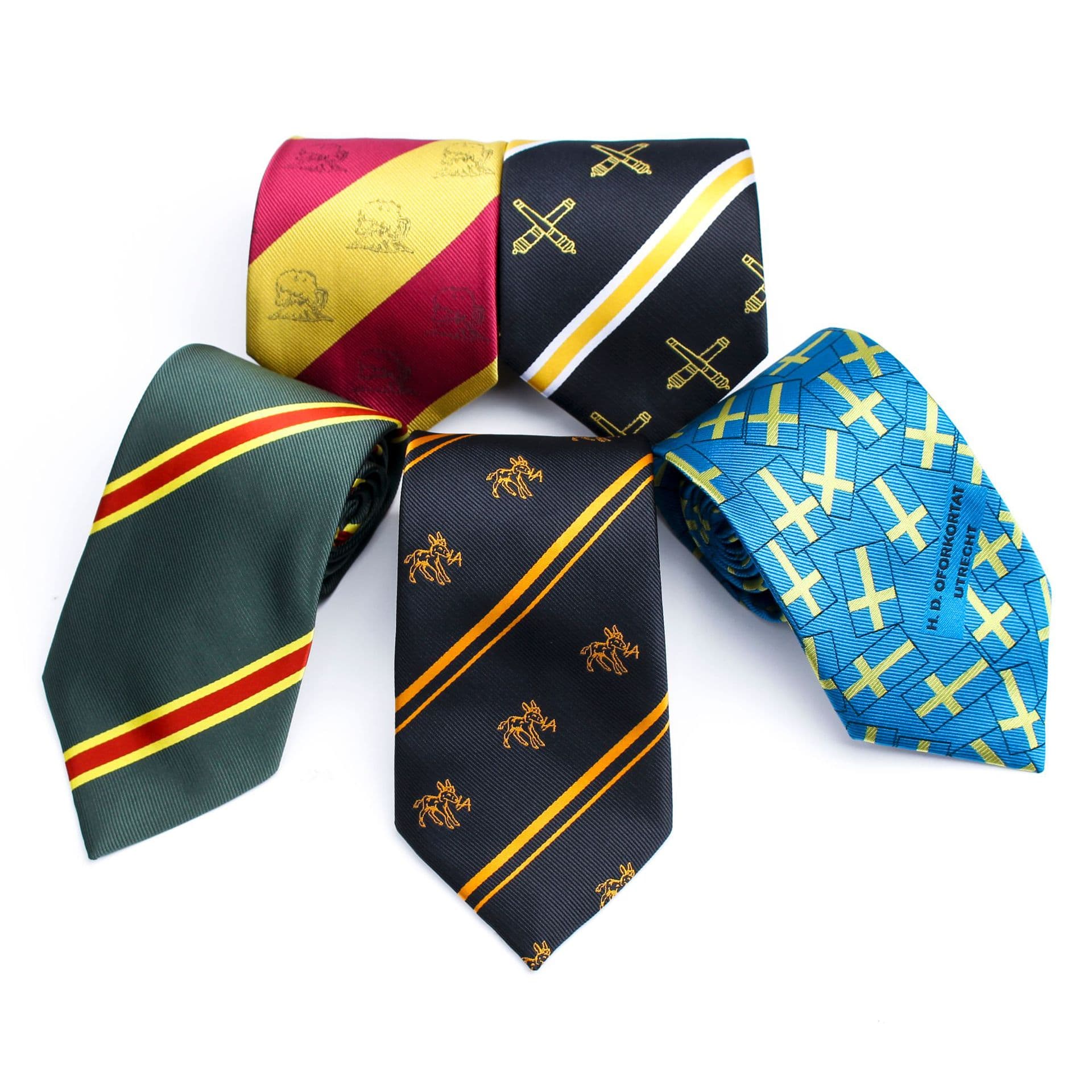 Custom Ties for Enterprises, Companies, Groups, Teams with Logo, Professional Tie and Bow Tie Customization