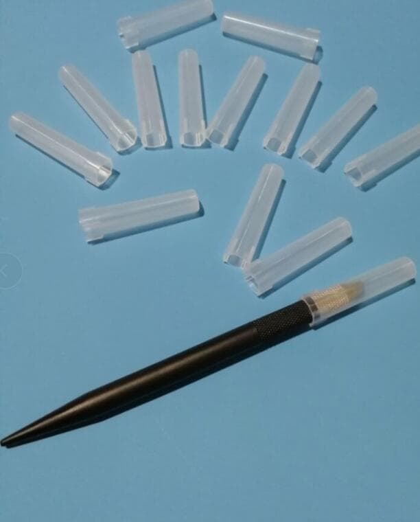 Manufacturer Wholesale Pen Knife Accessories, New Eco-Friendly Plastic Transparent Engraving Pen Cap, Engraving Pen Protective Sleeve
