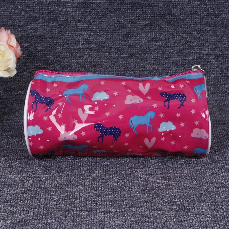 Dreamy Unicorn Girl Heart Pencil Case Creative Jelly PVC School Supplies Stationery Bag Student Pencil Box Custom