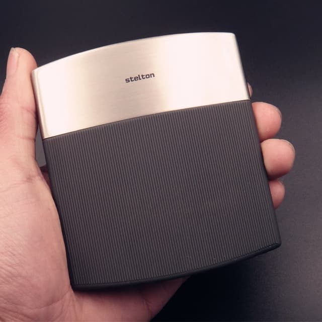 Stelton Stainless Steel Cigarette Case 10-Count Metal Portable Mini Cigarette Case for Men and Women Personalized Birthday Gift