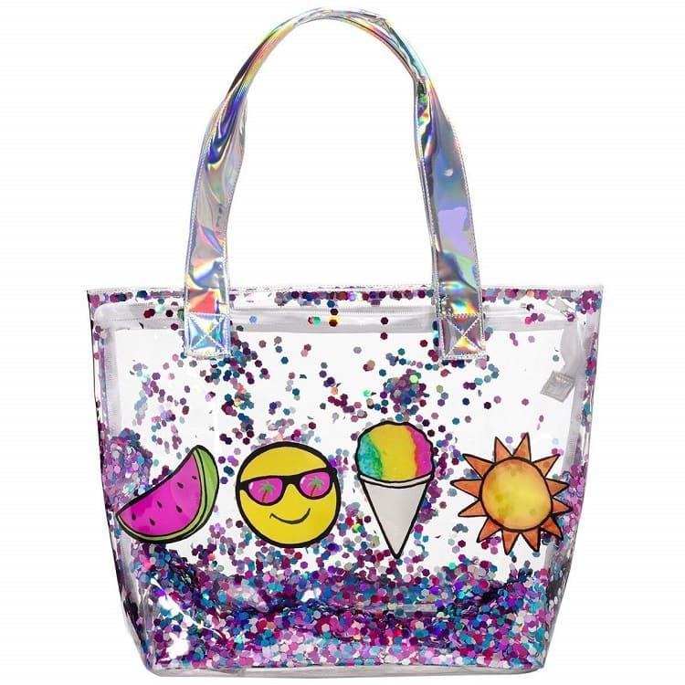Amazon Bestseller Glitter Confetti Tote Bag Fashion Korean Style Women's Shoulder Bag