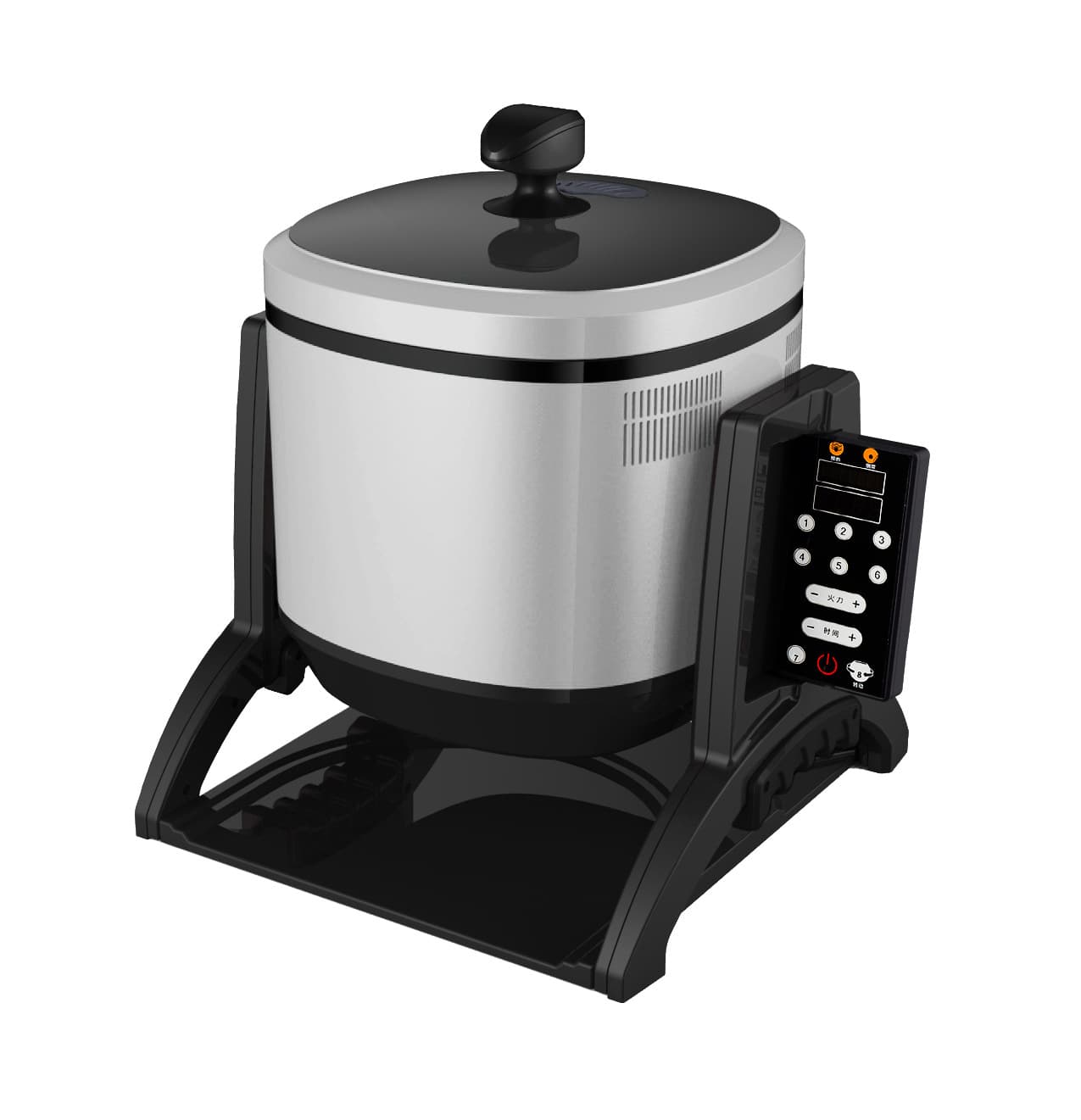 A piece of cake! Commercial fully automatic stir-fry machine, intelligent robot drum stir-fryer for noodles, rice, and rice.