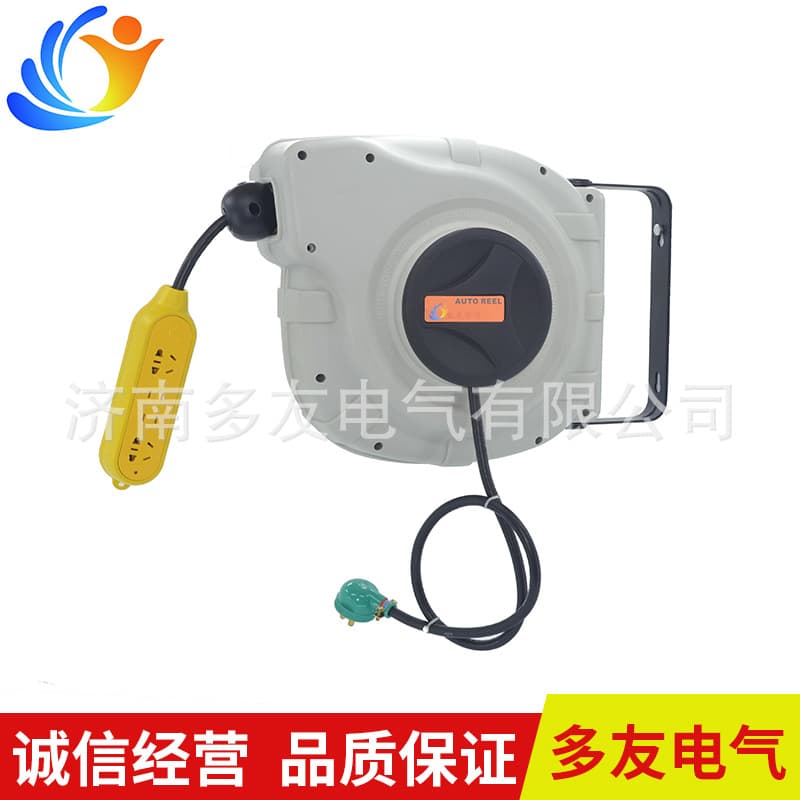 Extra-large automatic retractable cable reel, 4*2.5*25 meters, supplied by Jinan Duoyou.
