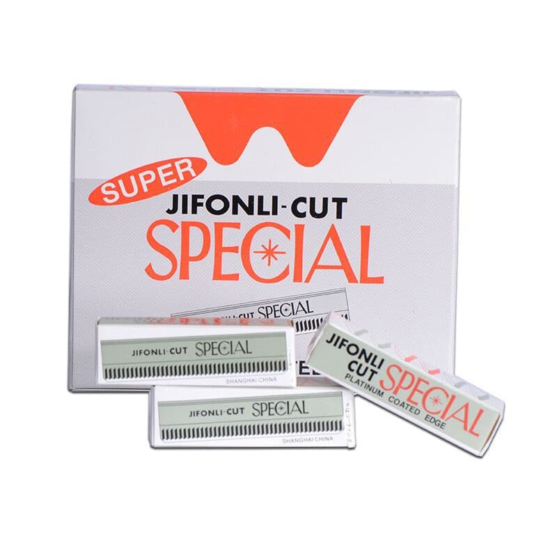 Feather Brand Blades 100-Pack Nail Tool, Genuine Professional Eyebrow Trimmer, Makeup Artist Special Shaving Blades