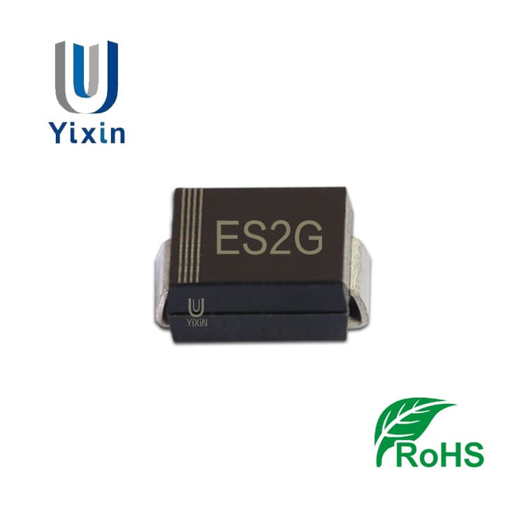 Factory direct sales of ES2G SMB surface mount ES2GB 2A 400V DO-214AA ultra-fast recovery diode.