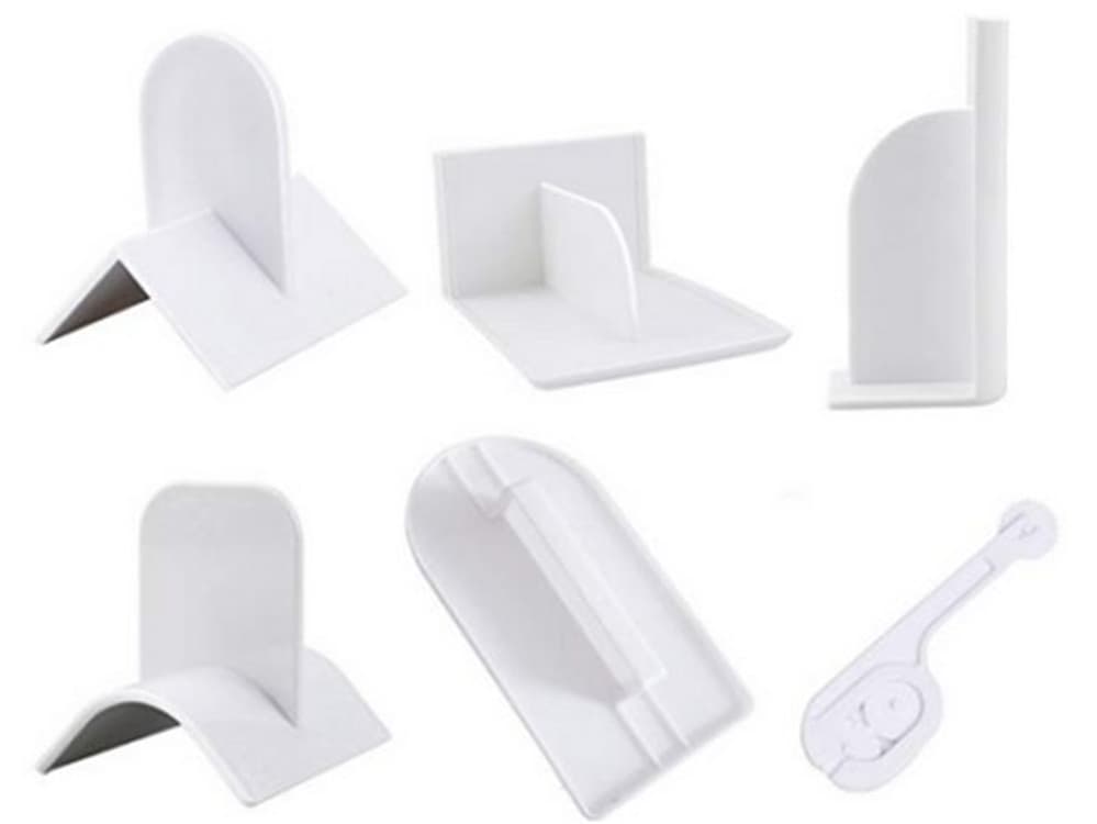 6pcs Fondant Cake Surface Smoother Set, Cream Scraper Cake Surface Spatula Cookie Knife DIY Baking Tool