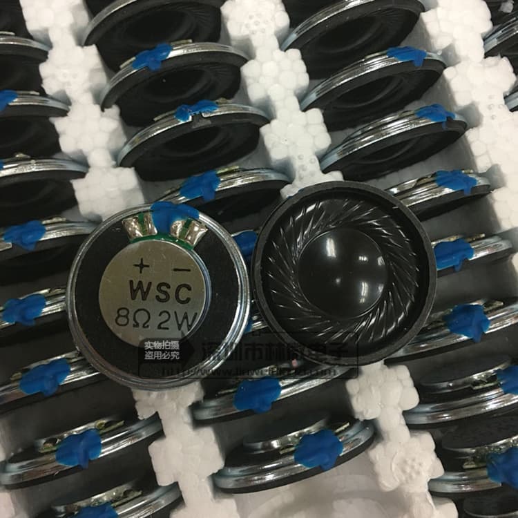 40mm Round Speaker 8 Ohm 2W Ultra-Thin Iron Shell Inner Magnet Speaker 40*40 2W8R Diameter 40mm