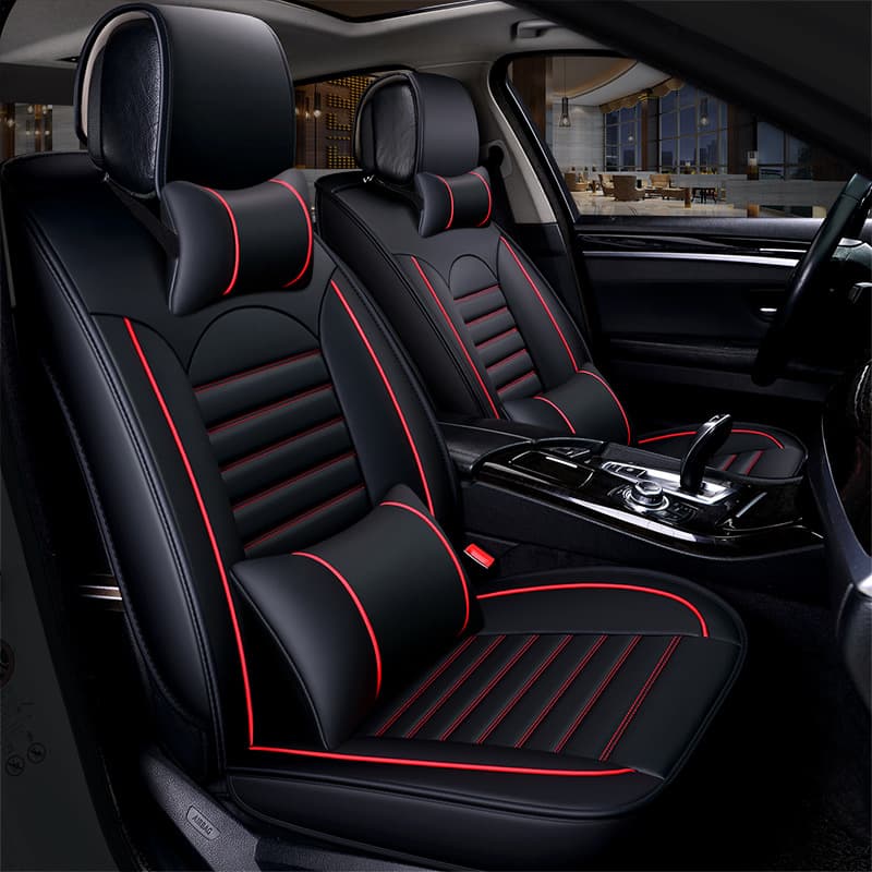 New Full Leather Car Seat Covers Universal Fit for Five Seats Factory Direct F-31