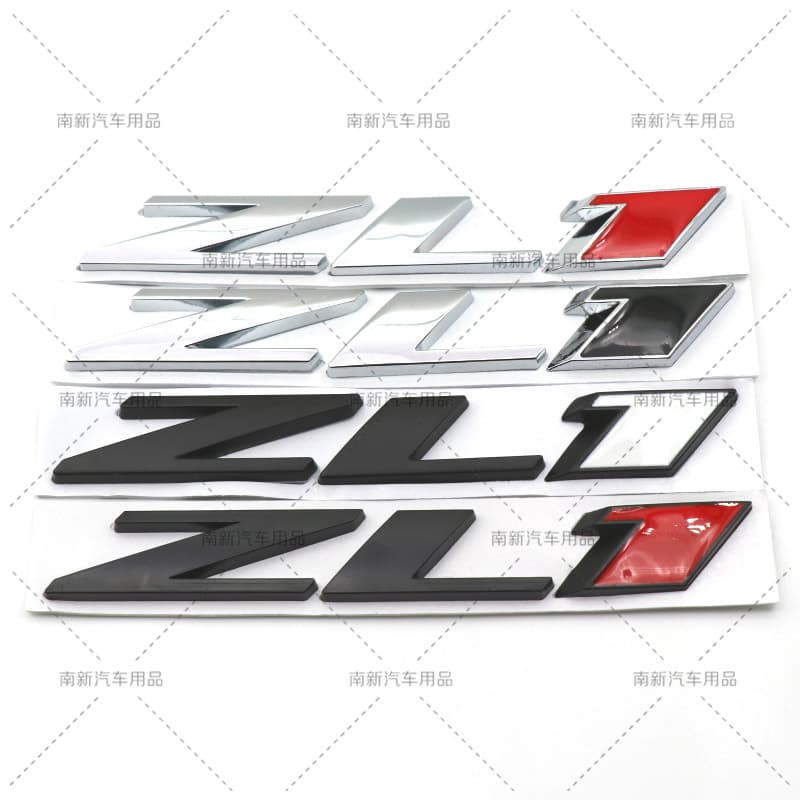 ZL1 car badges apply to the modified trunk of the Chevrolet Camaro Hornet and Camaro