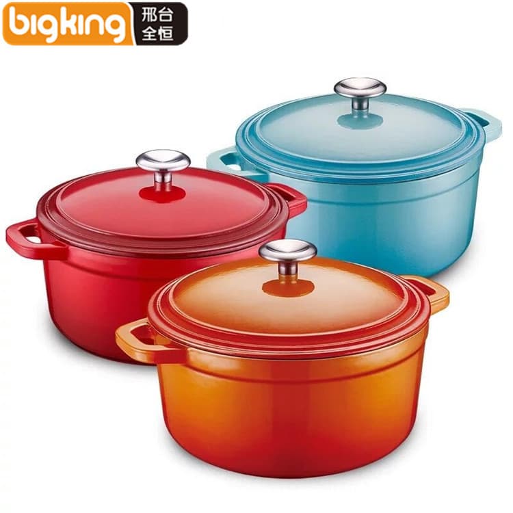 Cast Iron Enamel Soup Pot, Induction & Gas Non-Stick Cookware, Enameled Cast Iron Pot Wholesale