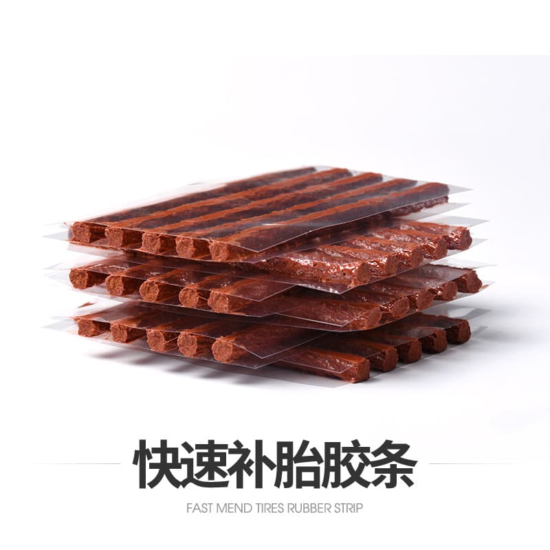 Quick Tire Repair Strip Kit for Tubeless Tires, Car Motorcycle Scooter Specific Tire Repair Rubber Strips