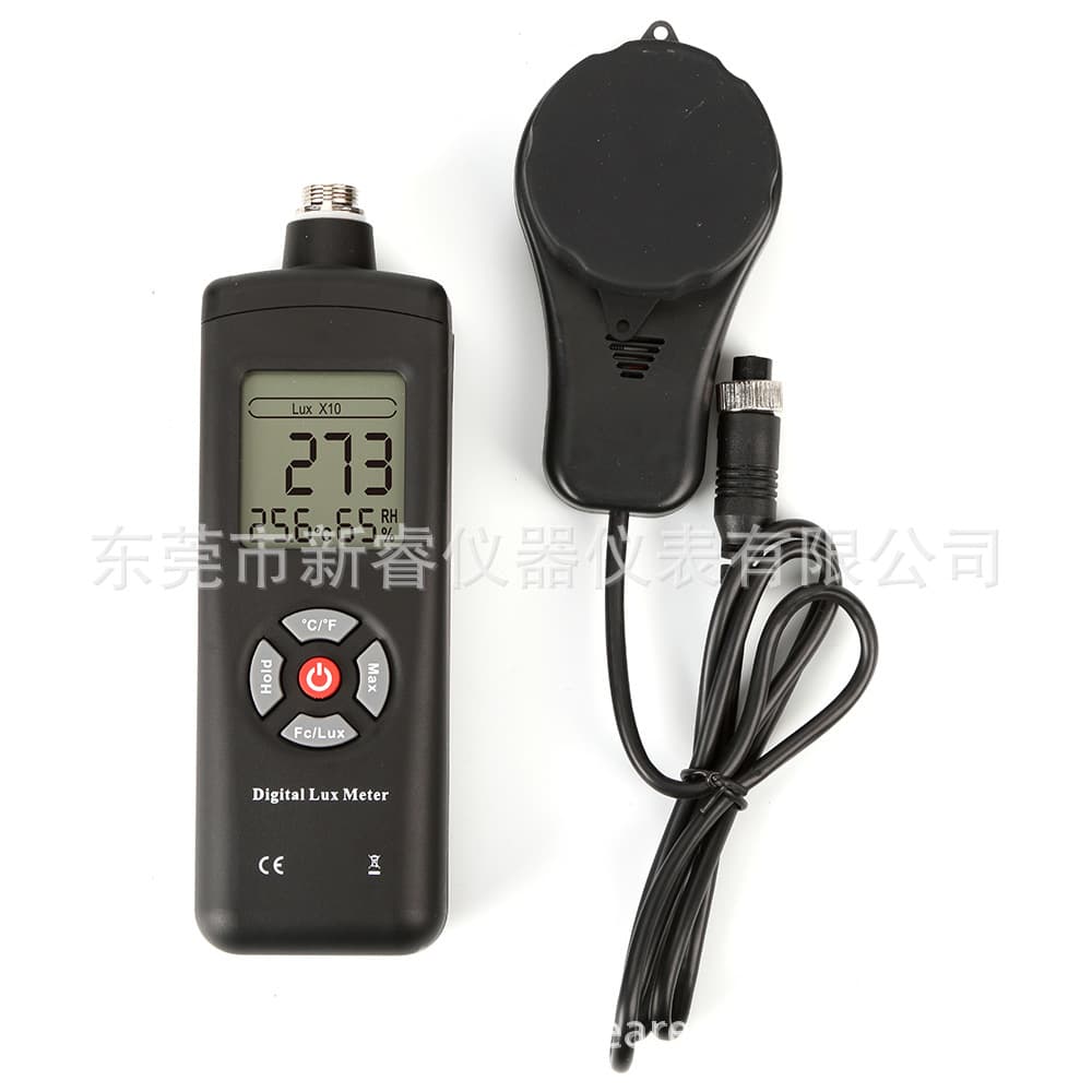 Factory Wholesale Illuminometer, Digital with Temperature and Humidity Measurement Brightness Meter, Photometer, Illuminator