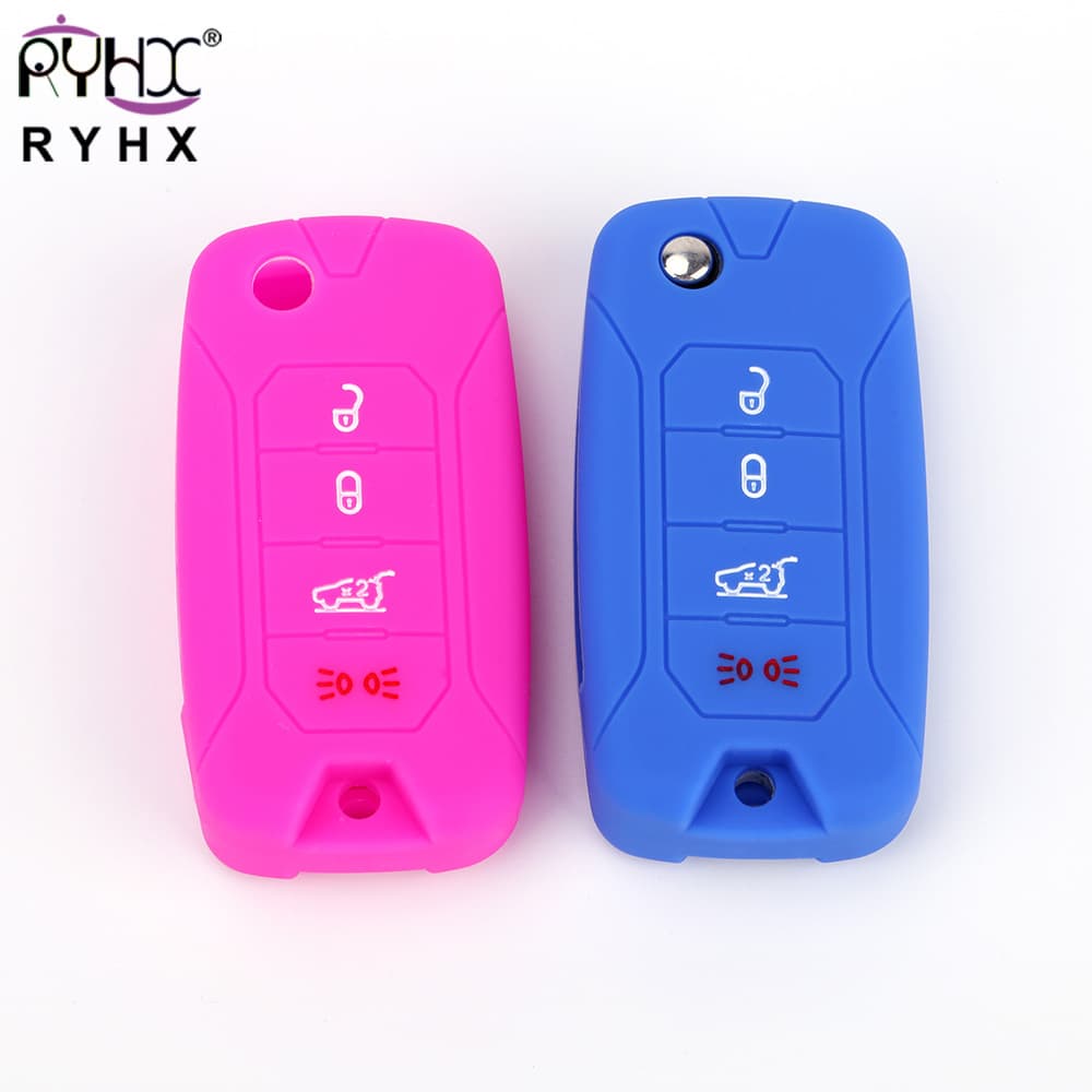 AliExpress Car Accessories Interior Silicone Key Case Cover for Jeep Renegade Grand Cherokee