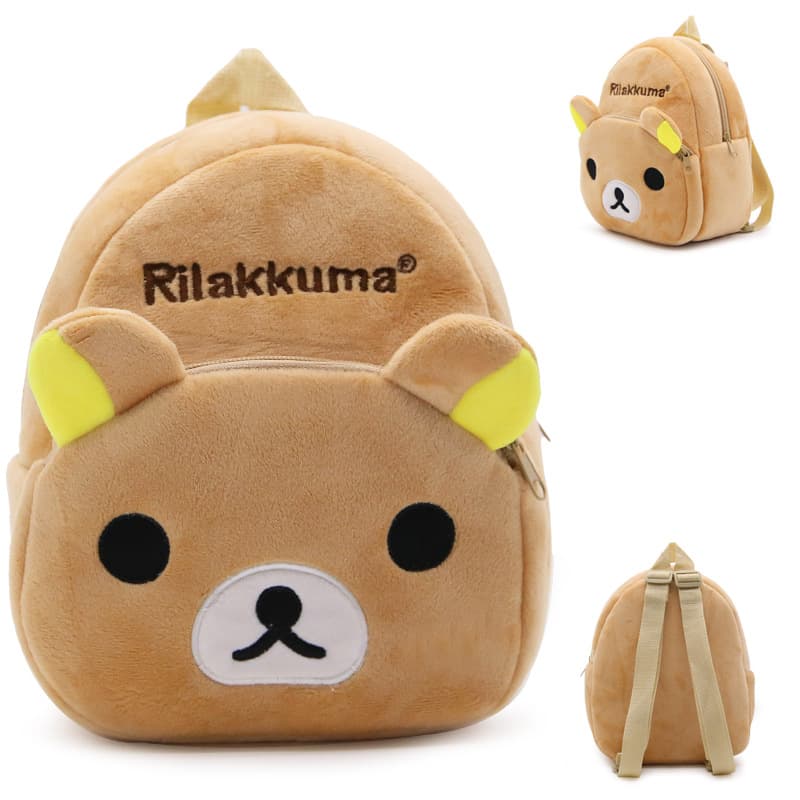 Cute little bear backpack for preschoolers, boys and girls, early education backpack.
