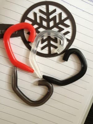 In-stock Ear Hooks, Fixed Behind-the-neck Ergonomic Sports DIY Earphone Accessories, Silicone Cable
