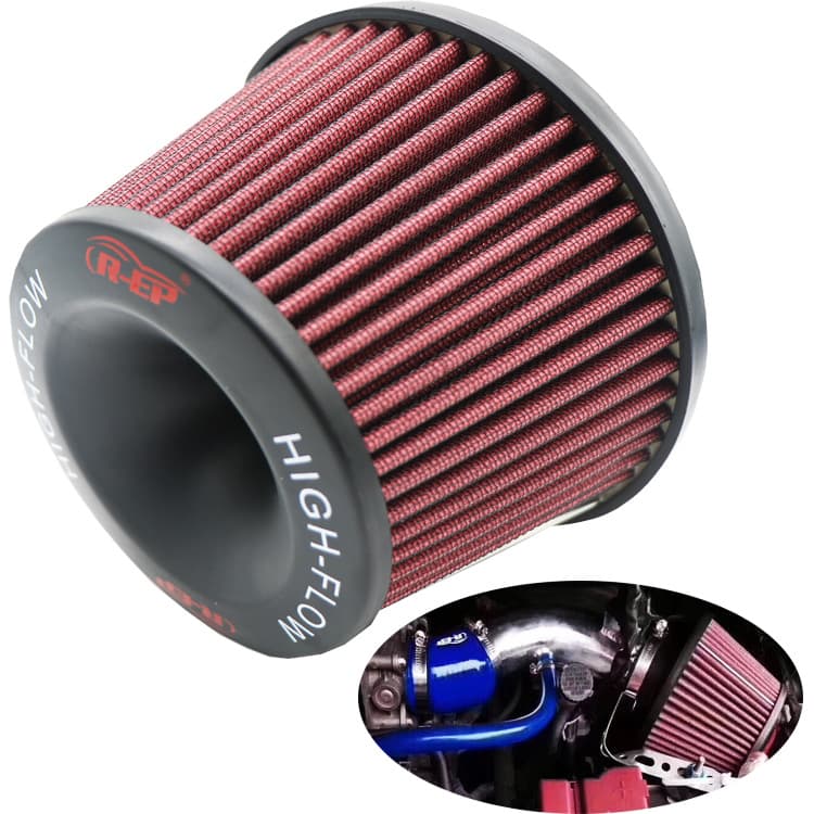 Air Filter Mushroom Head Car Intake High Flow Air Filter 76mm Universal Air Filter Element