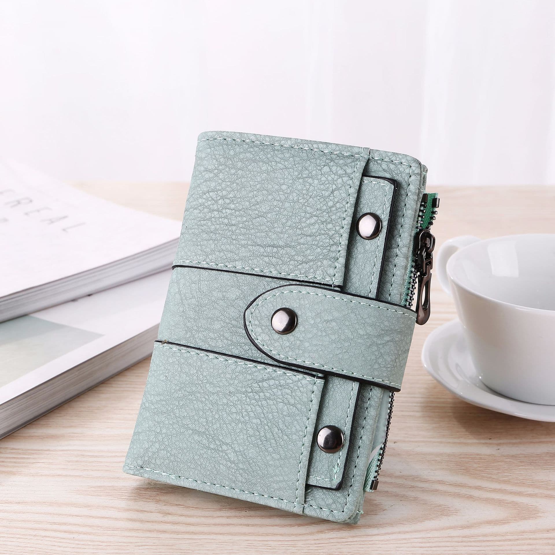 Ladies Wallet Long Style Floral Pattern Soft Pu Leather Clutch Purse Card Holder Organizer Handbag Fashion Accessory