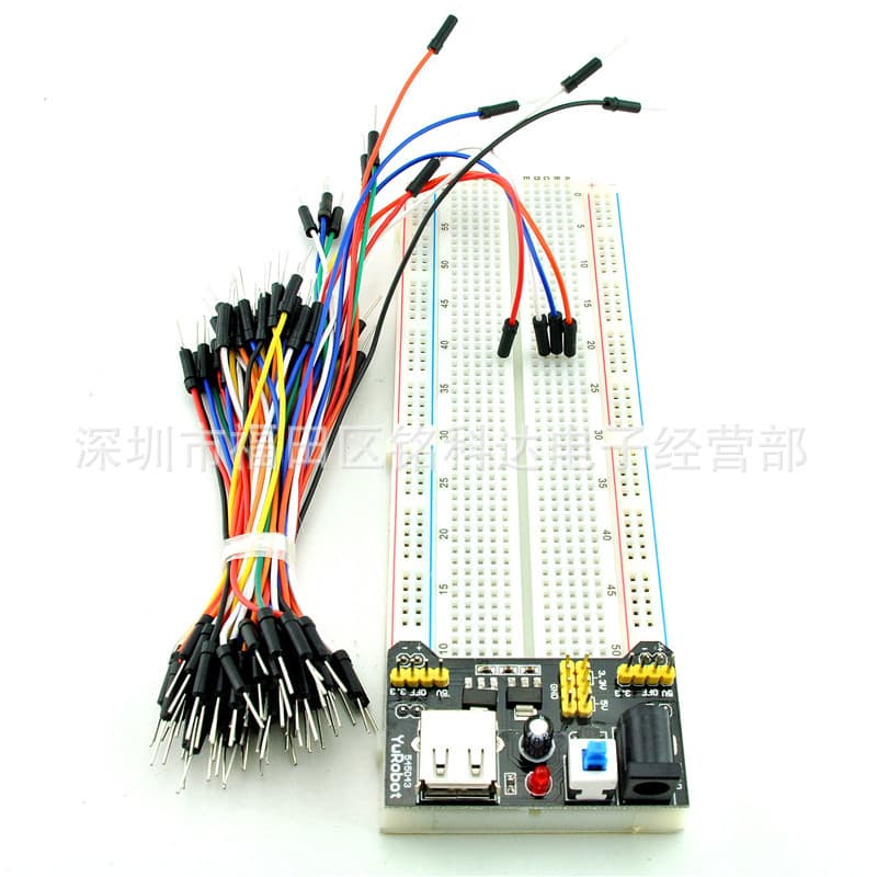 Breadboard Wire Experiment Kit MB-102 + Dupont Wires + Breadboard Power Module Electronic DIY Development Board