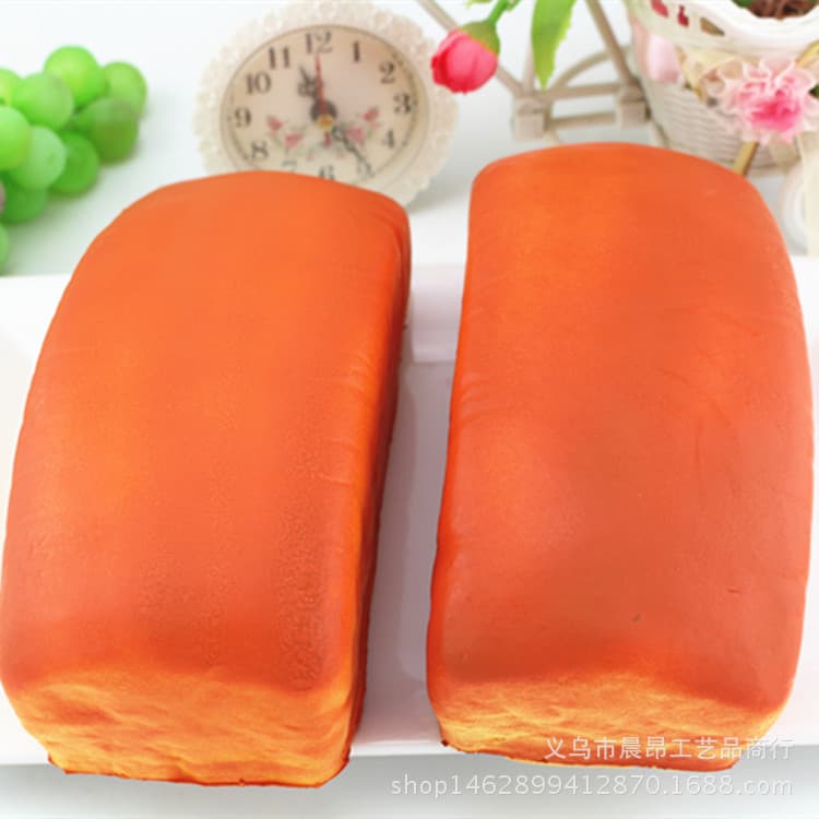 Hot selling new product squishy simulated PU slow rebound decompression large square bread toy manufacturer spot sales