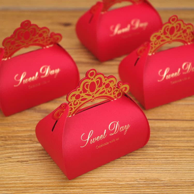 Creative Chinese Style Carved Hollow Candy Box Wedding Favor Box Good Union Drawer Gift Box Gift Packaging