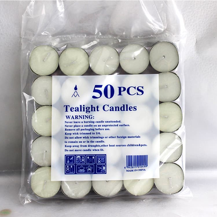 Romantic Tea-Warming Candle Pressed Proposal Tea Light Candle for Bars Milk Teahouses Round Shape Tea Wax No Patent No Import