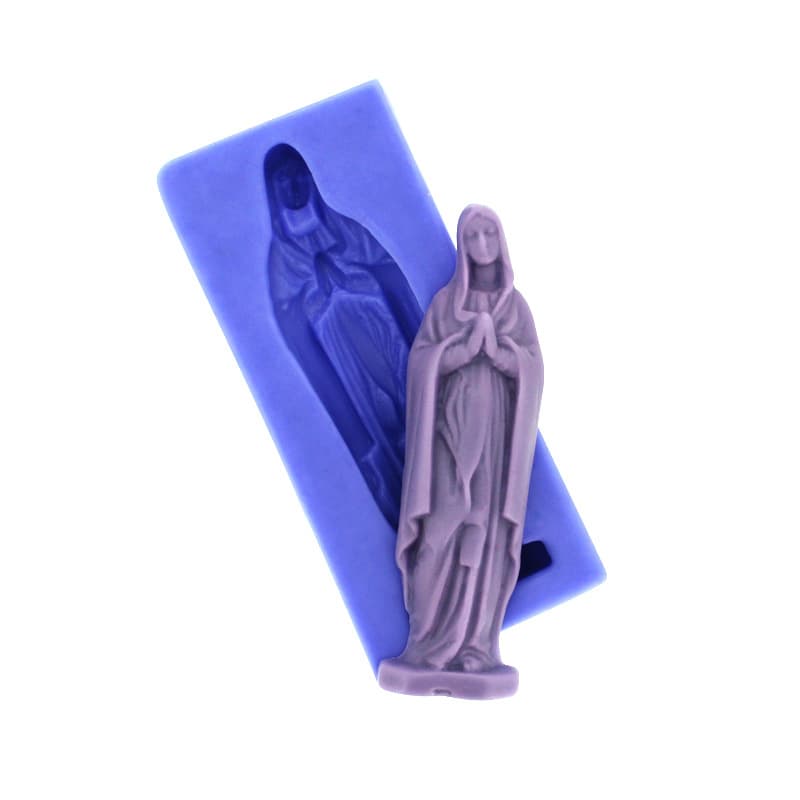 Nicole Silicone Mold Virgin Mary Mold Chocolate Mold Handmade Soap Mold chocolate Mold