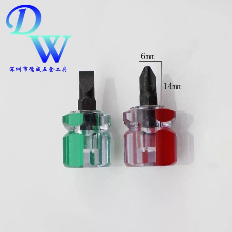Car Fender Small Screwdriver Magnetic Mini Screwdriver Manual Screwdriver Small Radish Head