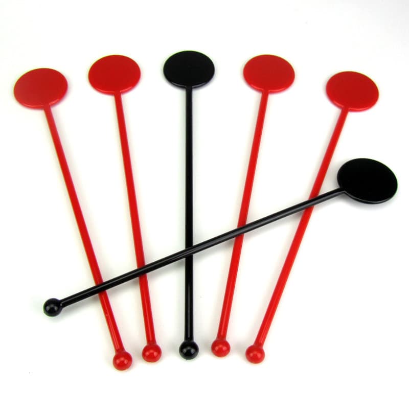 Plastic Stirring Stick Cocktail Stick Coffee Stick Custom Milk Tea Decoration Stick Bar Supplies