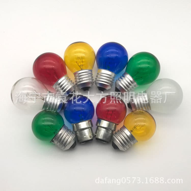 G40 G45 C35 Colored Globe String Lights Festival Globe Spherical Bulbs