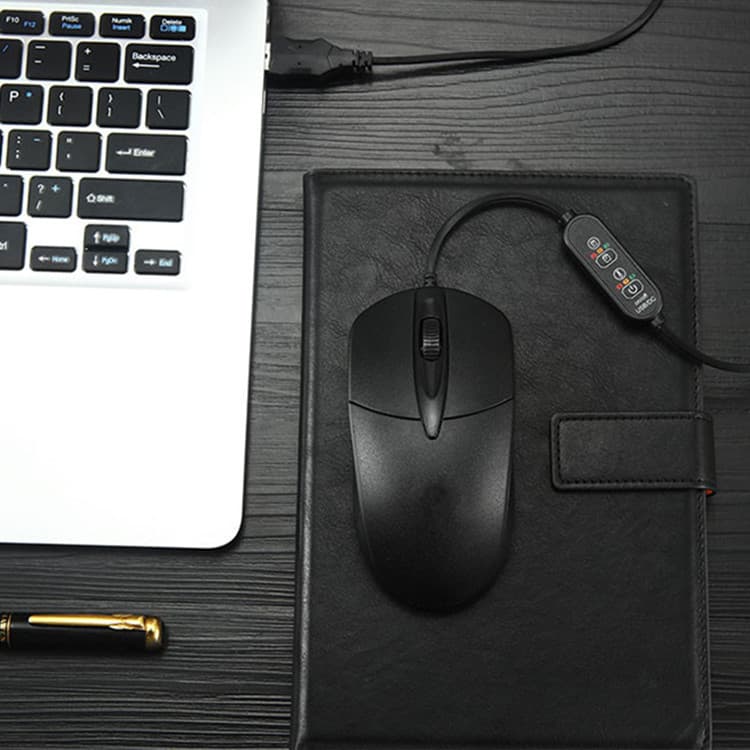 Heated Mouse, Winter USB Hand Warmer Heated Mouse, Office Study Timer Electric Heated Mouse, Heated Mouse Pad